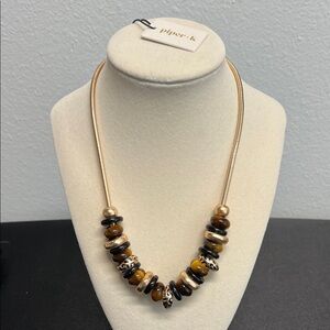 Piper K | Tiger Eye Necklace